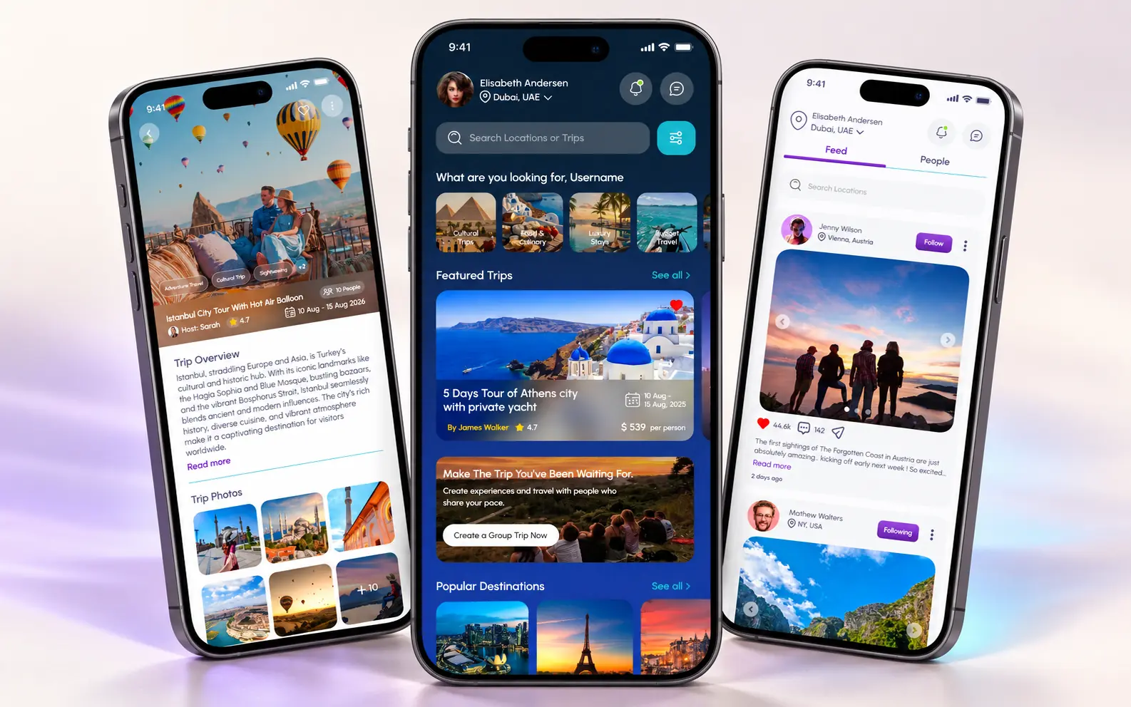 Travls — Group Travel Platform interface preview